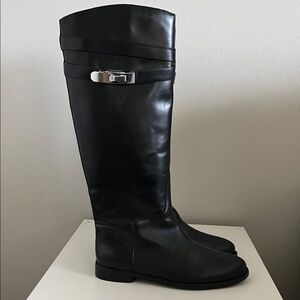 Vero Cuoio Black Leather riding boots